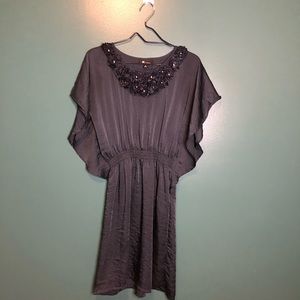 Navy Blue embellished AB Studio dress